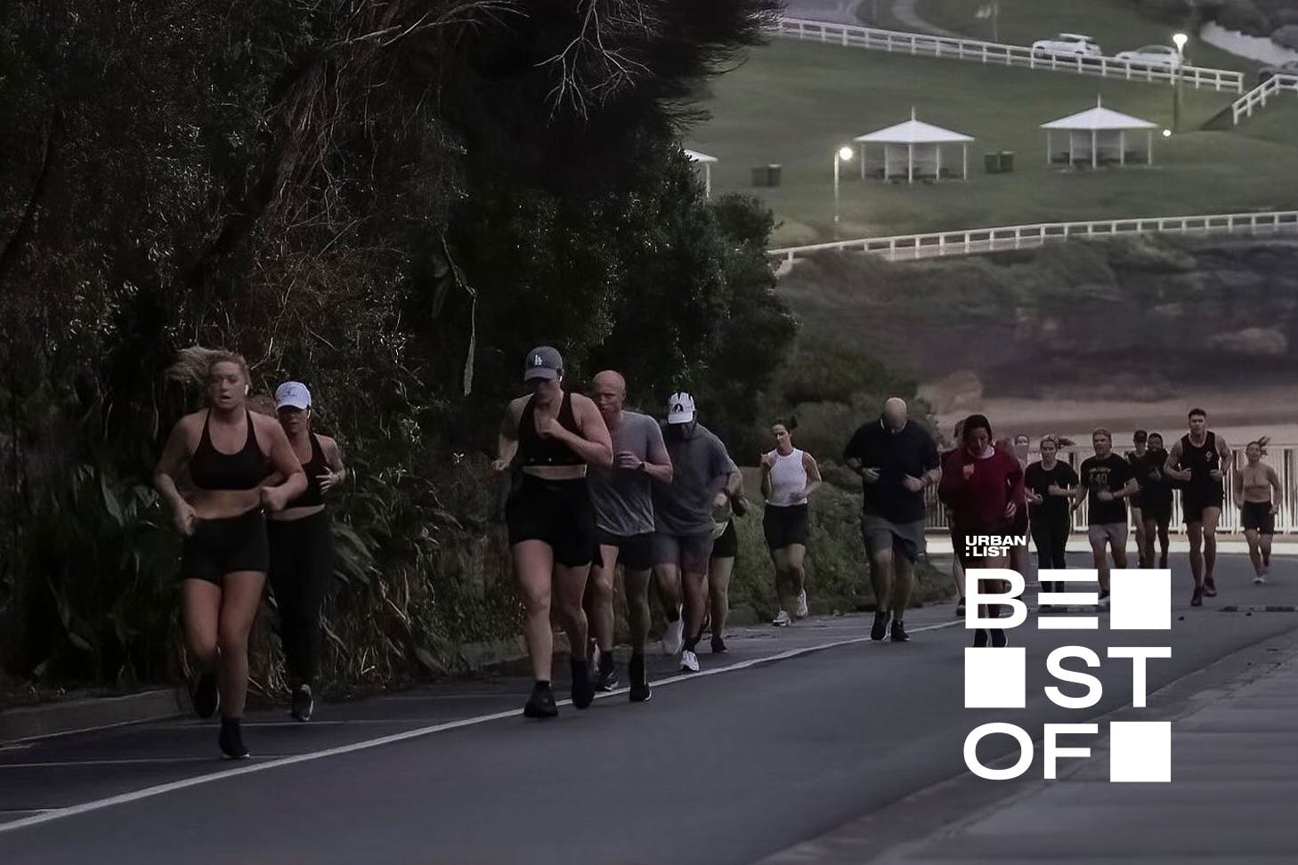 People running in the 440 Run Club, one of the best running clubs in Sydney